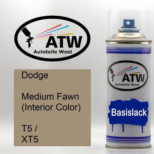 Dodge, Medium Fawn (Interior Color), T5 / XT5: 400ml Sprühdose, von ATW Autoteile West.